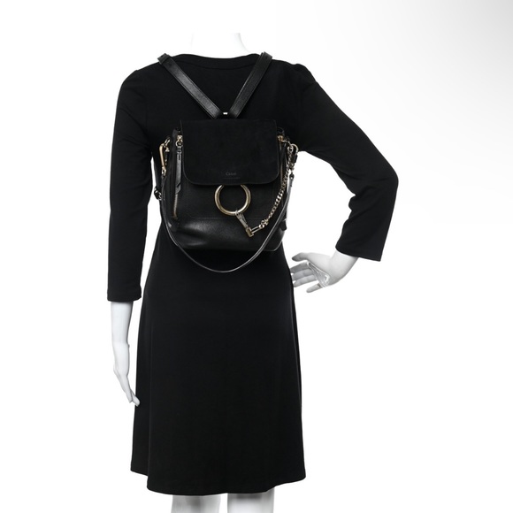 Chloé | Small Faye Backpack Black - Picture 7 of 8